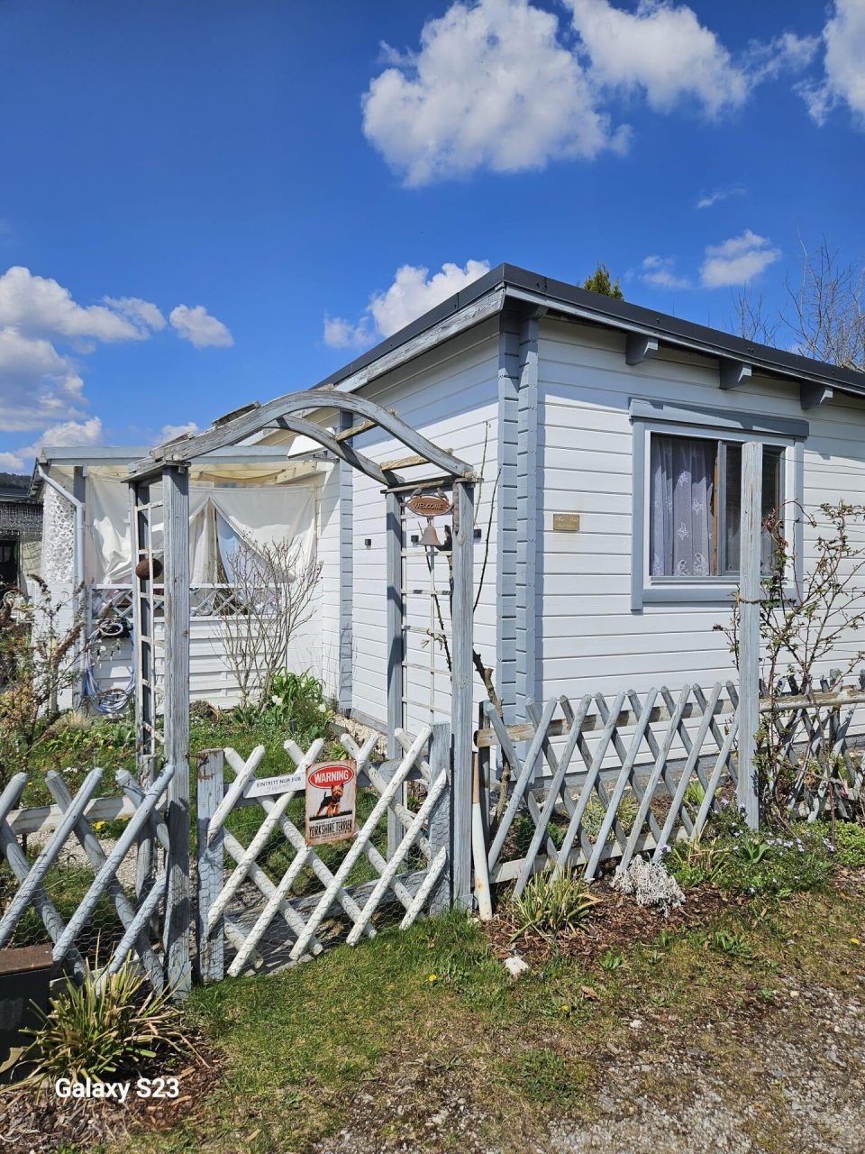 Charmantes Gartenhaus mit großer Terrasse am Campingplatz Kohlhofmühl in Neusiedl
